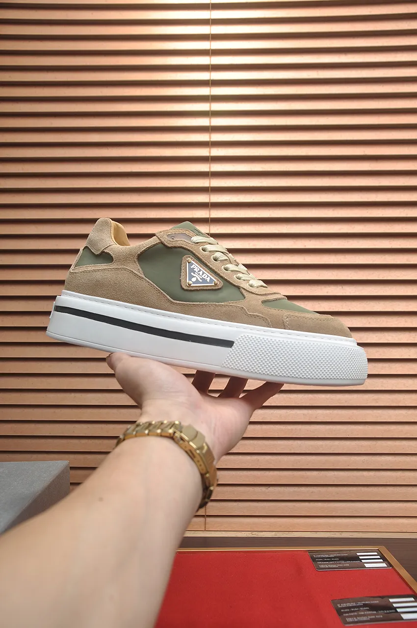 Men's shoes 💰580💶【PRADA】Top original, new season, high quality original goods, top imported calfskin with original imported glue, imported cowhide inside with original cowhide feet, original outsole! Quality guaranteed! Code 38-45 (45 customized)